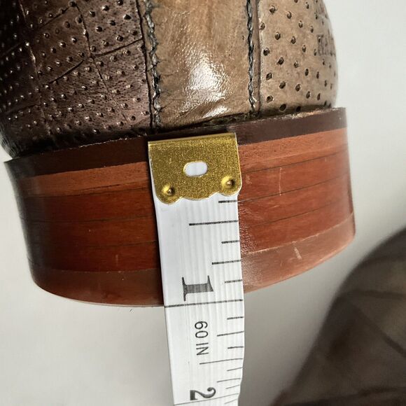Melvin & Hamilton Leather Patchwork Point-toe Oxfords Brown Men 46 main image 11